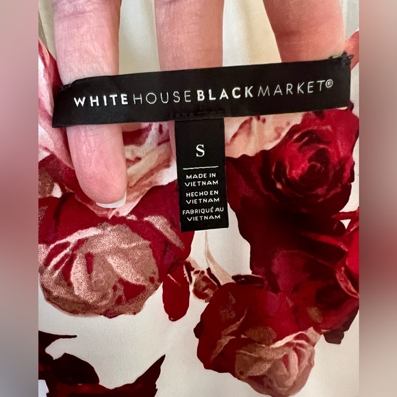 WHBM reversible tank with two necklines and two prints.  Size Small. - Picture 5 of 7